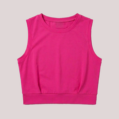 Women Workout Crop Tank Tops Sleeveless Yoga Gym Shirt