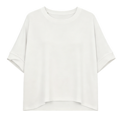Women's Oversized Crew Neck Casual Short Sleeve Basic Tee